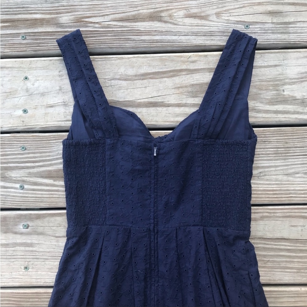 Lily Pulitzer Navy Blue Fish Eyelet Dress - Picture 10 of 10